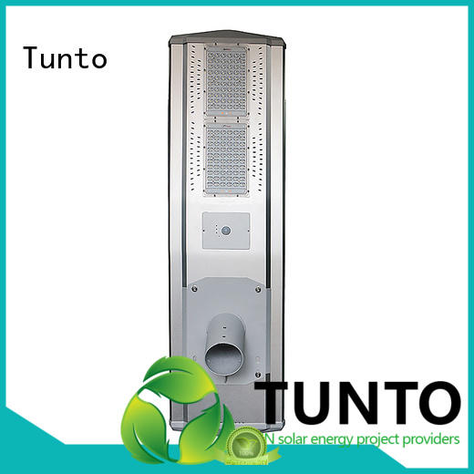 Tunto 60w solar panel outdoor lights personalized for parking lot