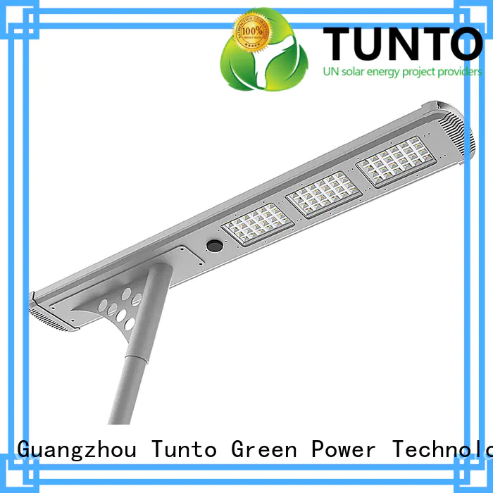 Tunto solar street light price list factory price for outdoor