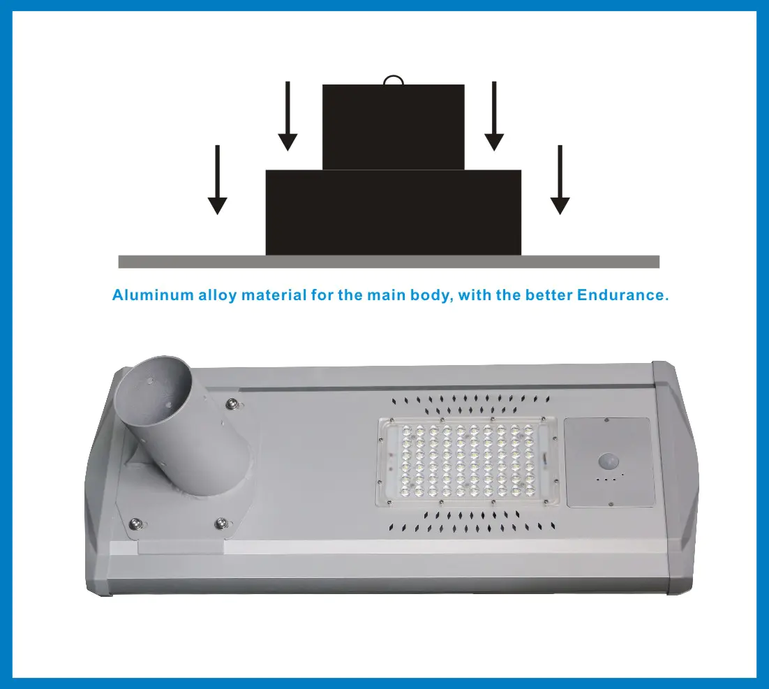 outdoor parking integrated Tunto Brand integrated solar led street light manufacture