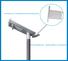 battery integrated led solar street light factory price for outdoor Tunto