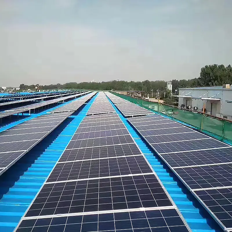 Industrial and commercial rooftop solar power generation system