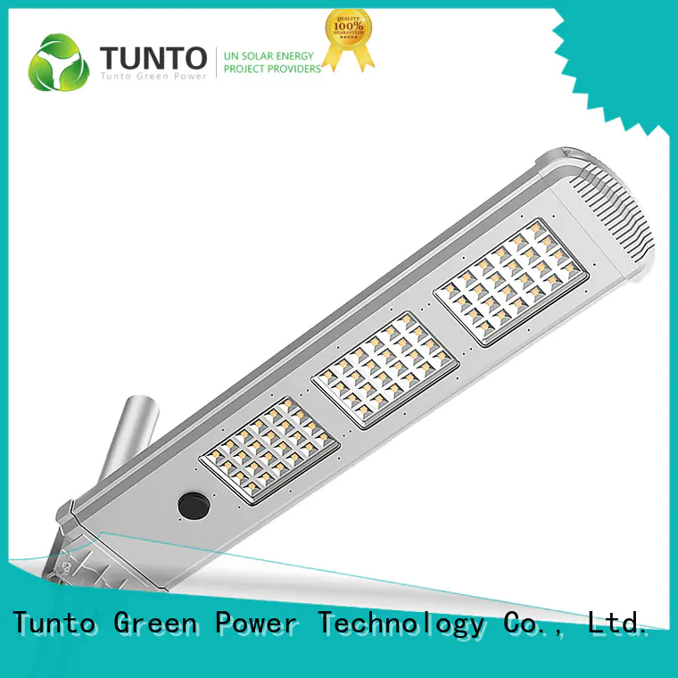 Tunto 4000lm best solar street lights for road