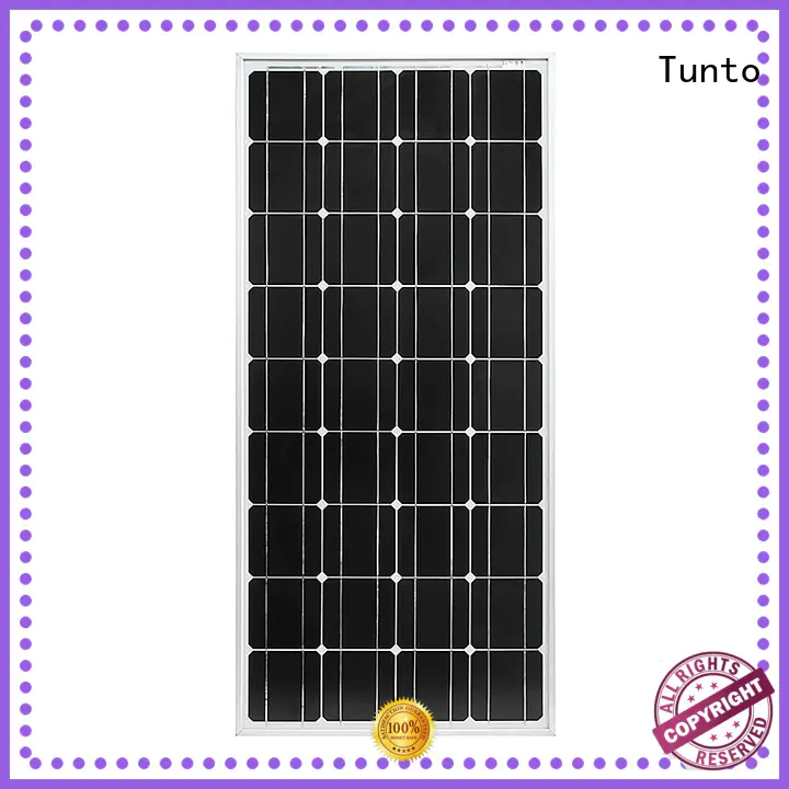 Tunto 100w multicrystalline solar panels for solar plant