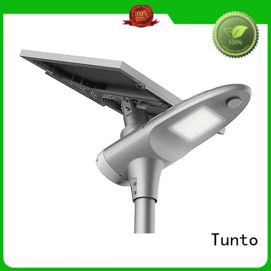 waterproof sensor solar powered street lights control Tunto company