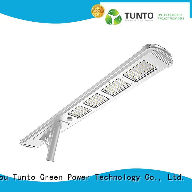 Tunto solar parking lot lights factory price for outdoor