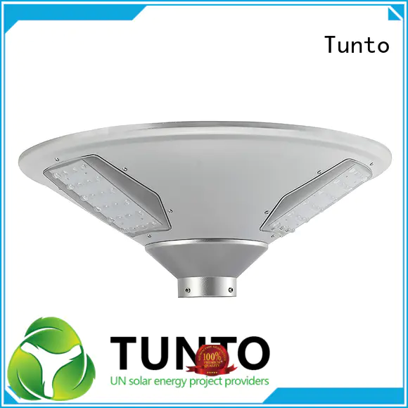 Tunto powered panel solar garden lights for sale series for street lights
