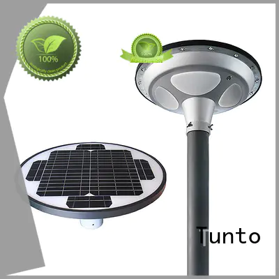 Tunto unique solar panel outside lights for plaza