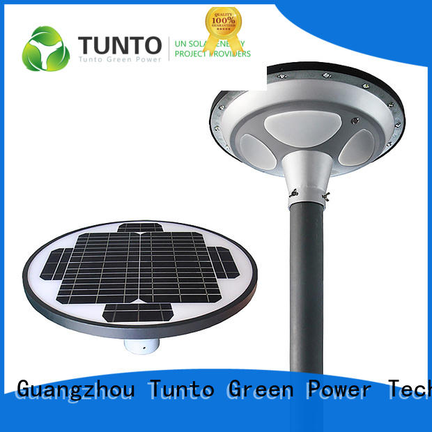 Tunto intelligent solar garden lighting system manufacturer for outdoor