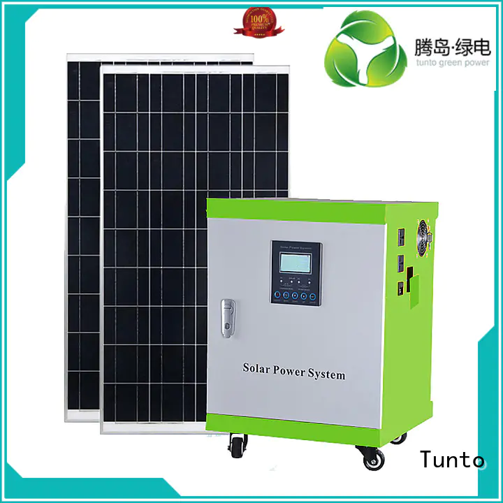 Tunto Brand generator mini system polycrystalline solar panel manufacture