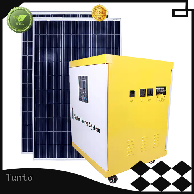 Tunto Brand grid potable off led street light solar system solar