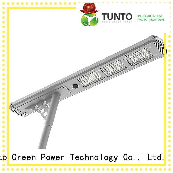 Tunto solar street light price list wholesale for outdoor