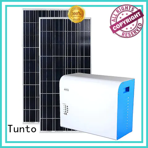 Tunto mini off grid solar panel system manufacturer for road