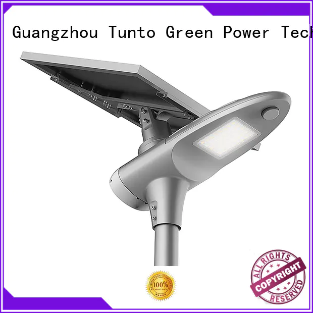 Tunto Brand cool control solar powered street lights led factory