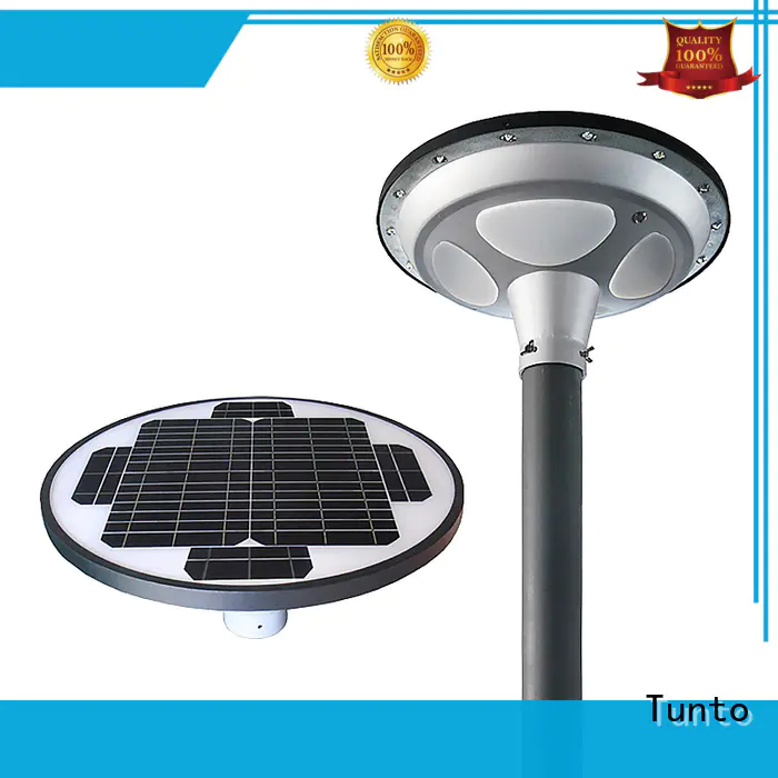 Tunto solar panel garden lights factory for household