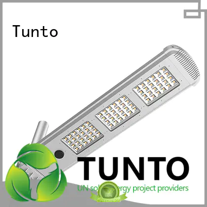 Tunto cool solar powered street lights personalized for plaza