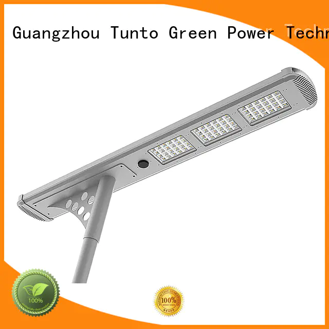 Tunto solar powered led street lights factory price for plaza