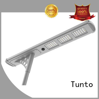 Custom motion solar powered street lights lamp Tunto