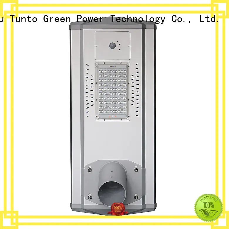 Tunto quality solar street light manufacturer wholesale for plaza
