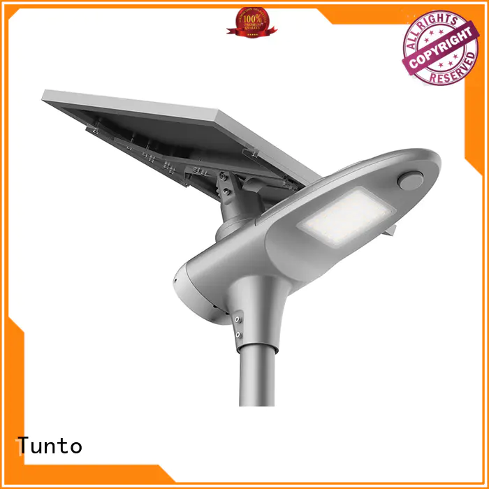 Tunto Brand all powered solar powered street lights manufacture