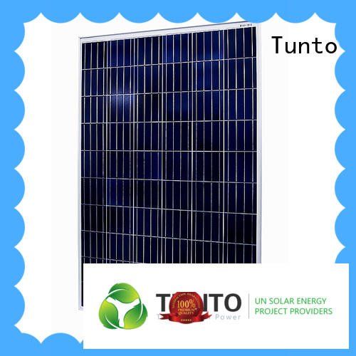 Tunto monocrystalline off grid solar panel system for solar plant