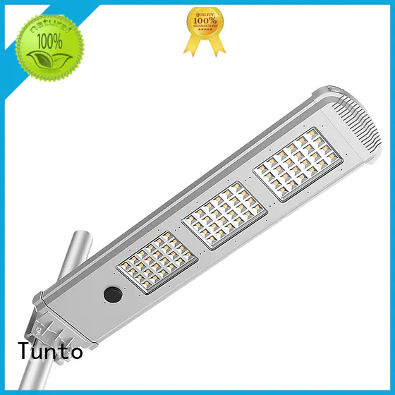 Tunto solar street lighting system wholesale for outdoor