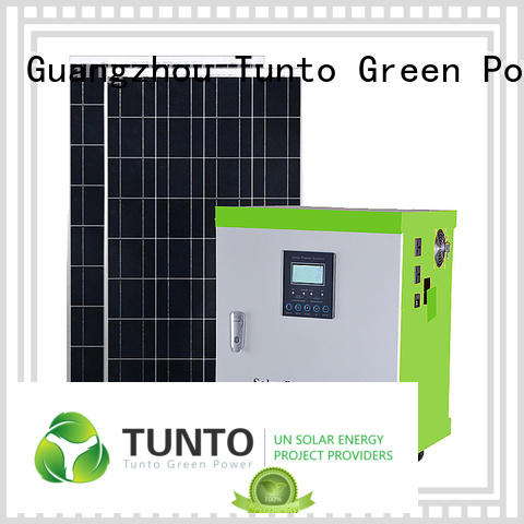 Tunto 5kw off grid solar panel kits customized for plaza