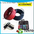 Tunto black 4mm solar cable factory for road