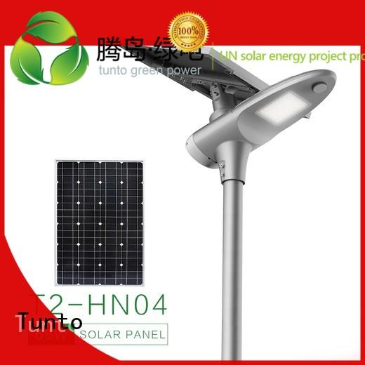 led street light solar system solar Tunto Brand polycrystalline solar panel