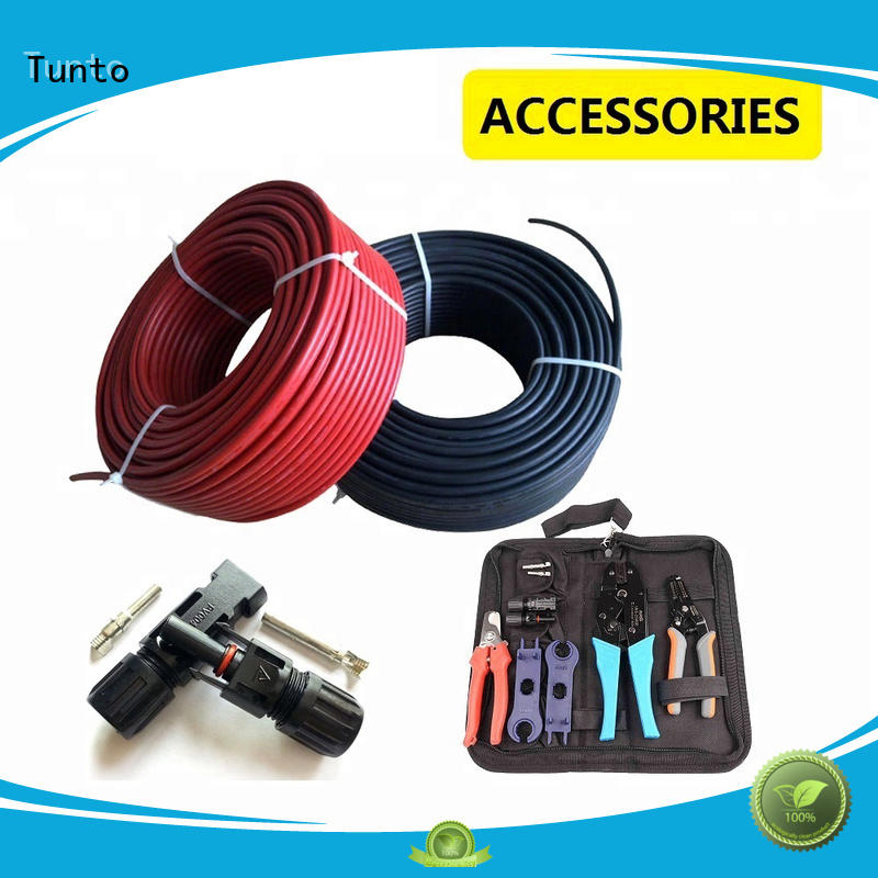 solar panel cables and connectors for garden Tunto