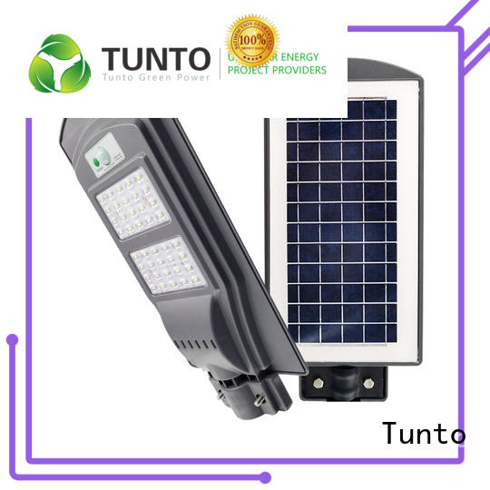Tunto solar street light price list wholesale for outdoor
