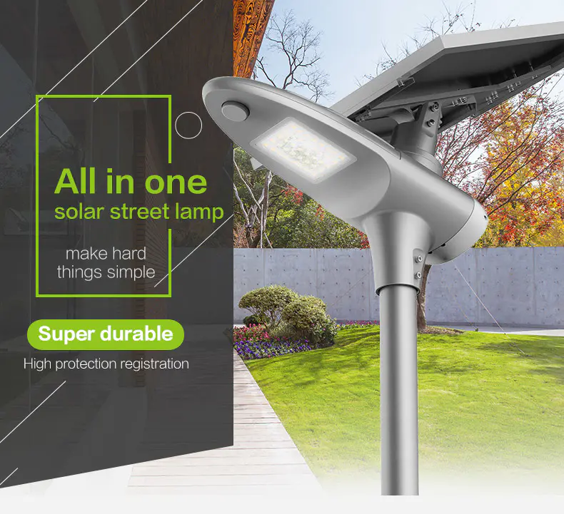 cool all in one solar street light factory price for parking lot
