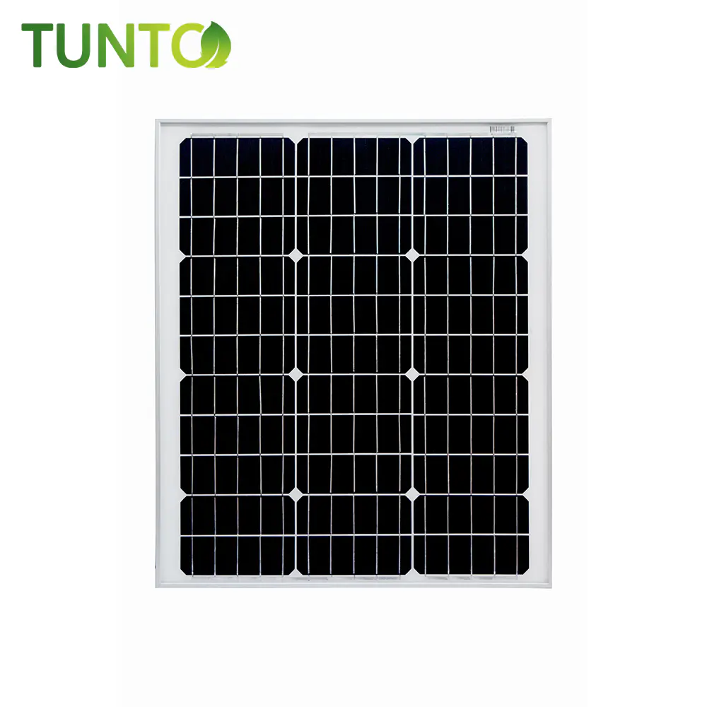 2019 new solar panel，50W momo solar panel