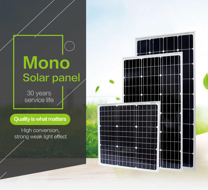 60w monocrystalline solar panel wholesale for household