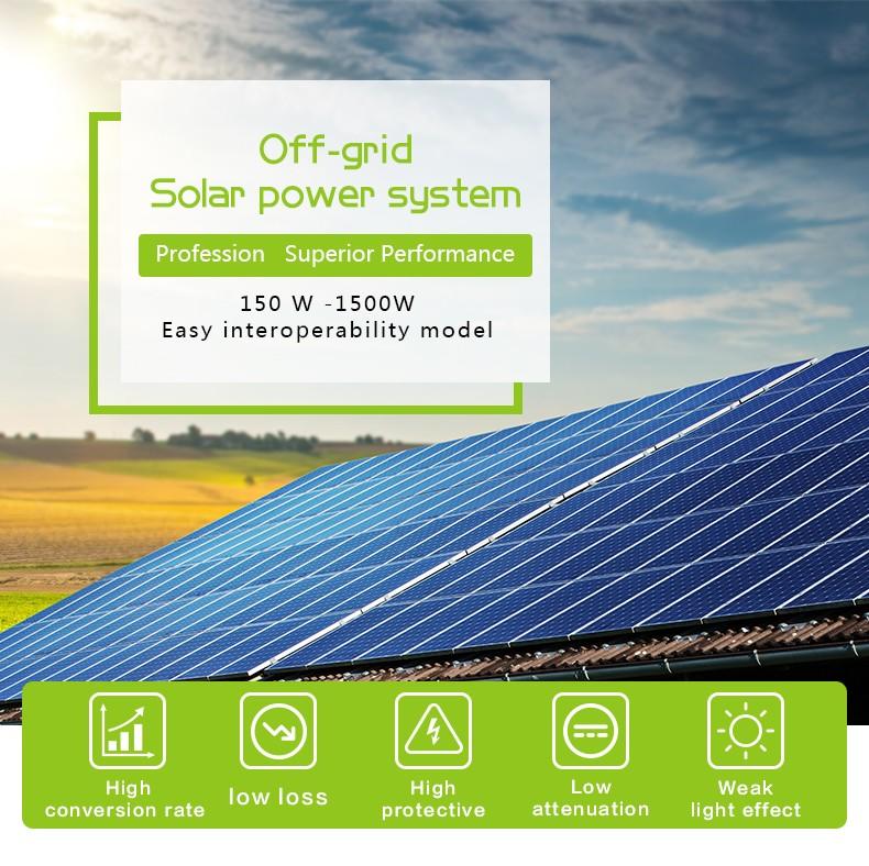 600w solar generator kit customized for street