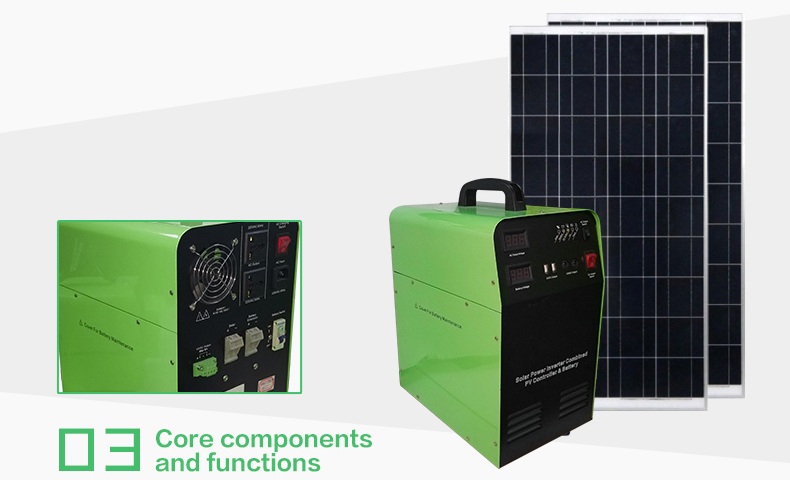 3kw solar inverter system from China for plaza-6