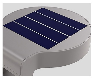 Led solar wall light T2-INX