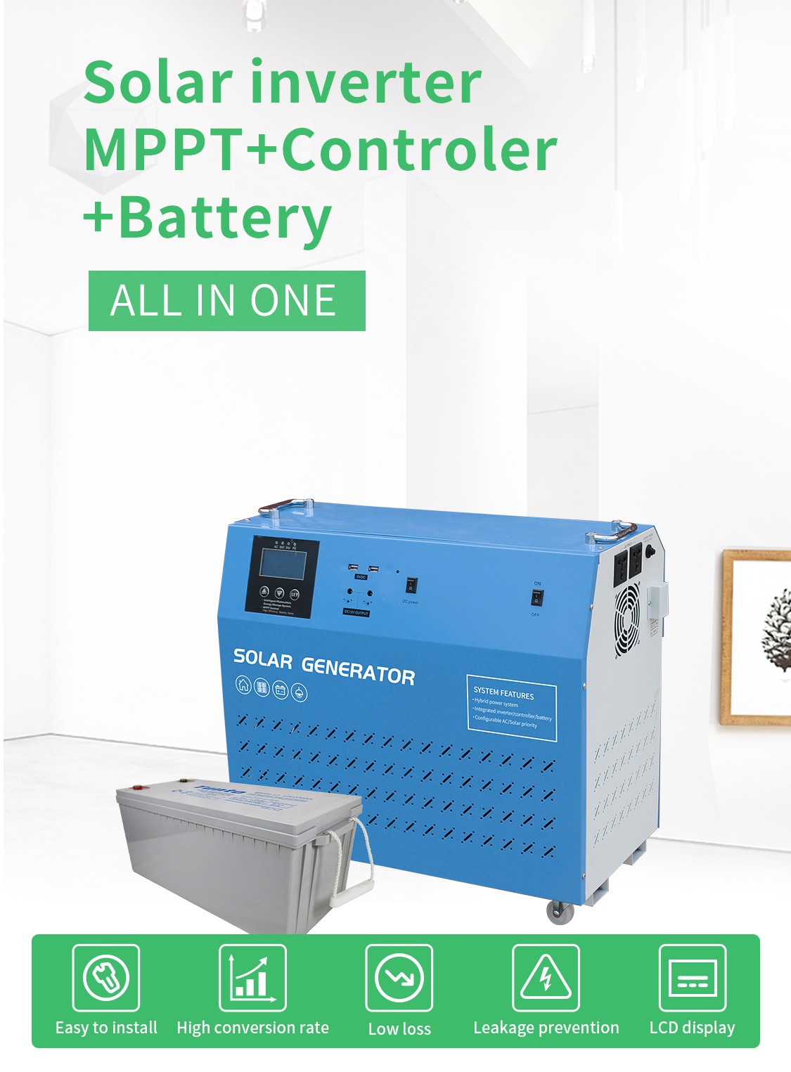 Tunto durable solar generator kit manufacturer for road-1