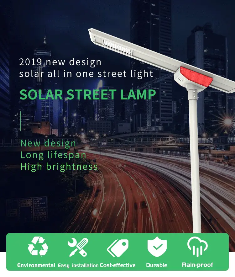30w solar powered street lights factory price for plaza