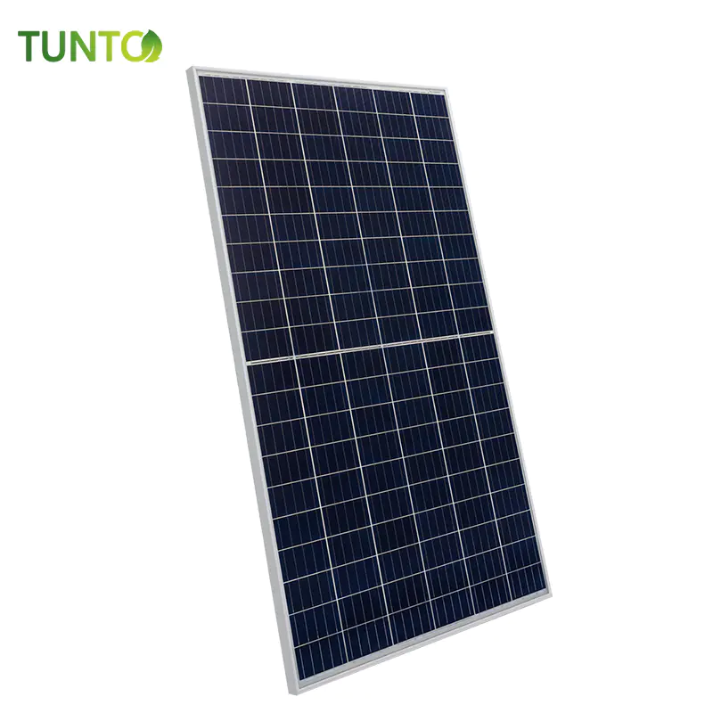 Poly-crystalline solar panel half cell high efficiency solar cells for on-grid solar generator system home use