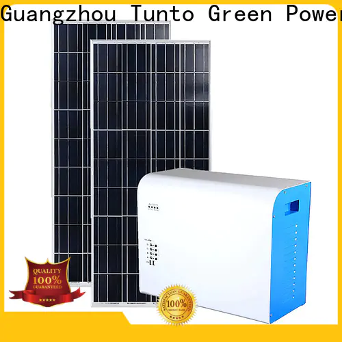 Tunto off grid solar panel kits customized for street