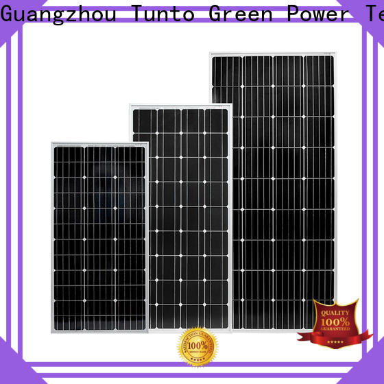Tunto monocrystalline monocrystalline solar panel supplier for solar plant
