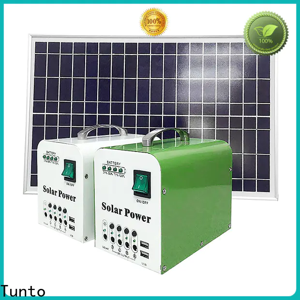 Tunto hot selling portable solar charging system customized for charging