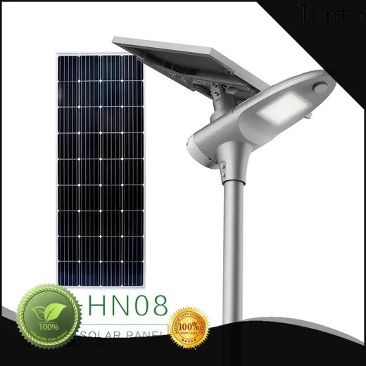 Tunto cool solar powered led street lights supplier for outdoor
