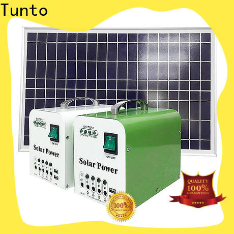Tunto durable protable solar kit factory for charging