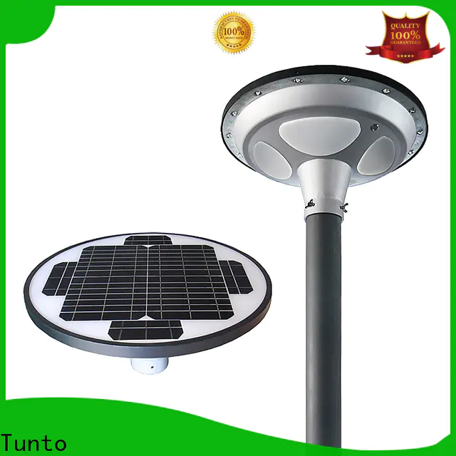 Tunto solar panel garden lights factory for garden
