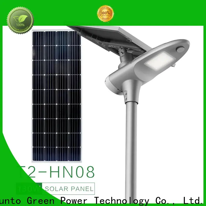Tunto solar powered yard lights supplier for parking lot
