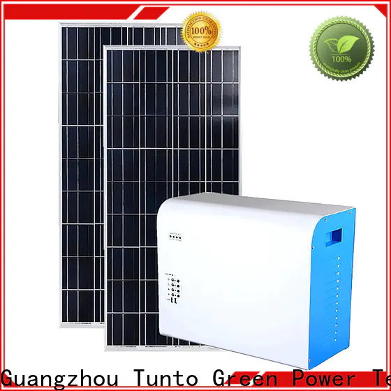 Tunto durable off grid power systems series for plaza