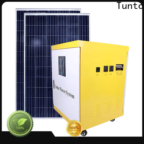 Tunto 10w off grid solar panel kits customized for road