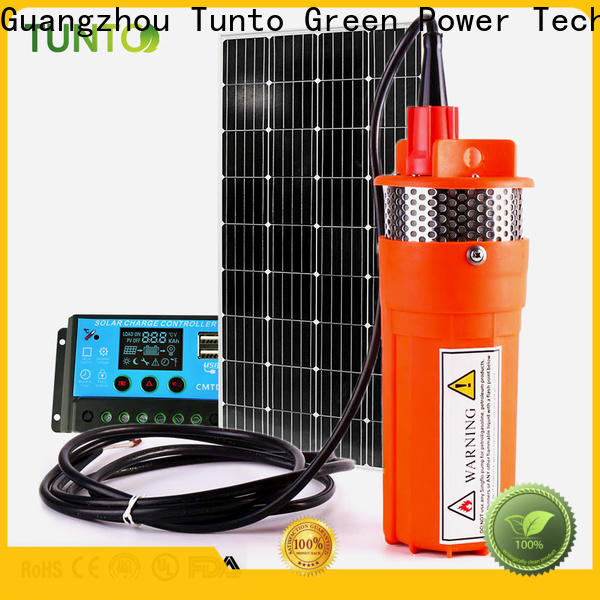 Tunto durable solar powered water pump manufacturer for irrigation