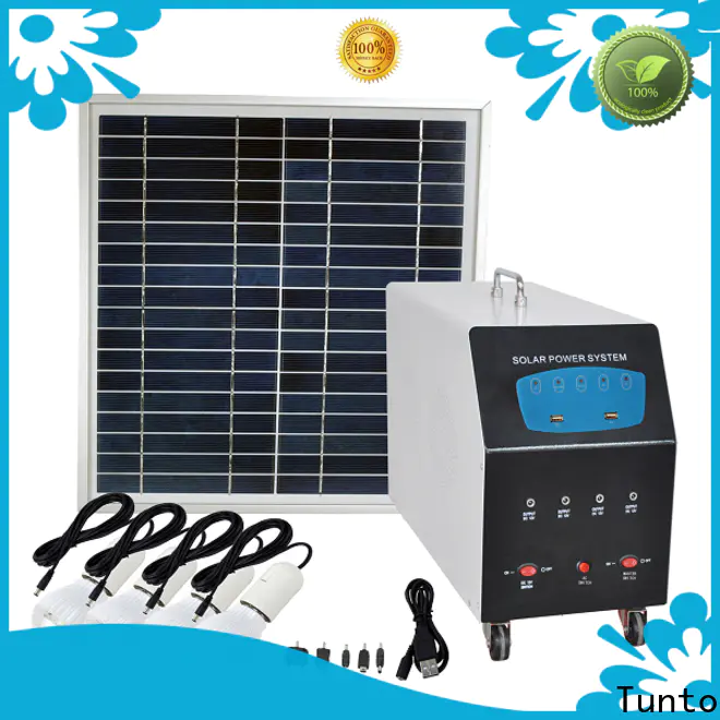 Tunto solar generator kit manufacturer for street